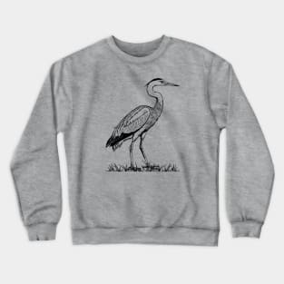 Great Blue Heron Crewneck Sweatshirt